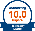AVVO Rating 10.0 Top Attorney Divorce